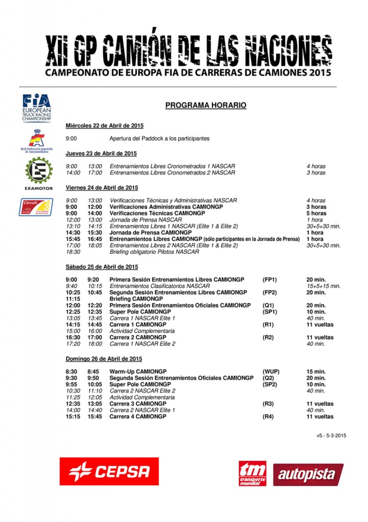 Horarios-gp-camion-valencia-2015
