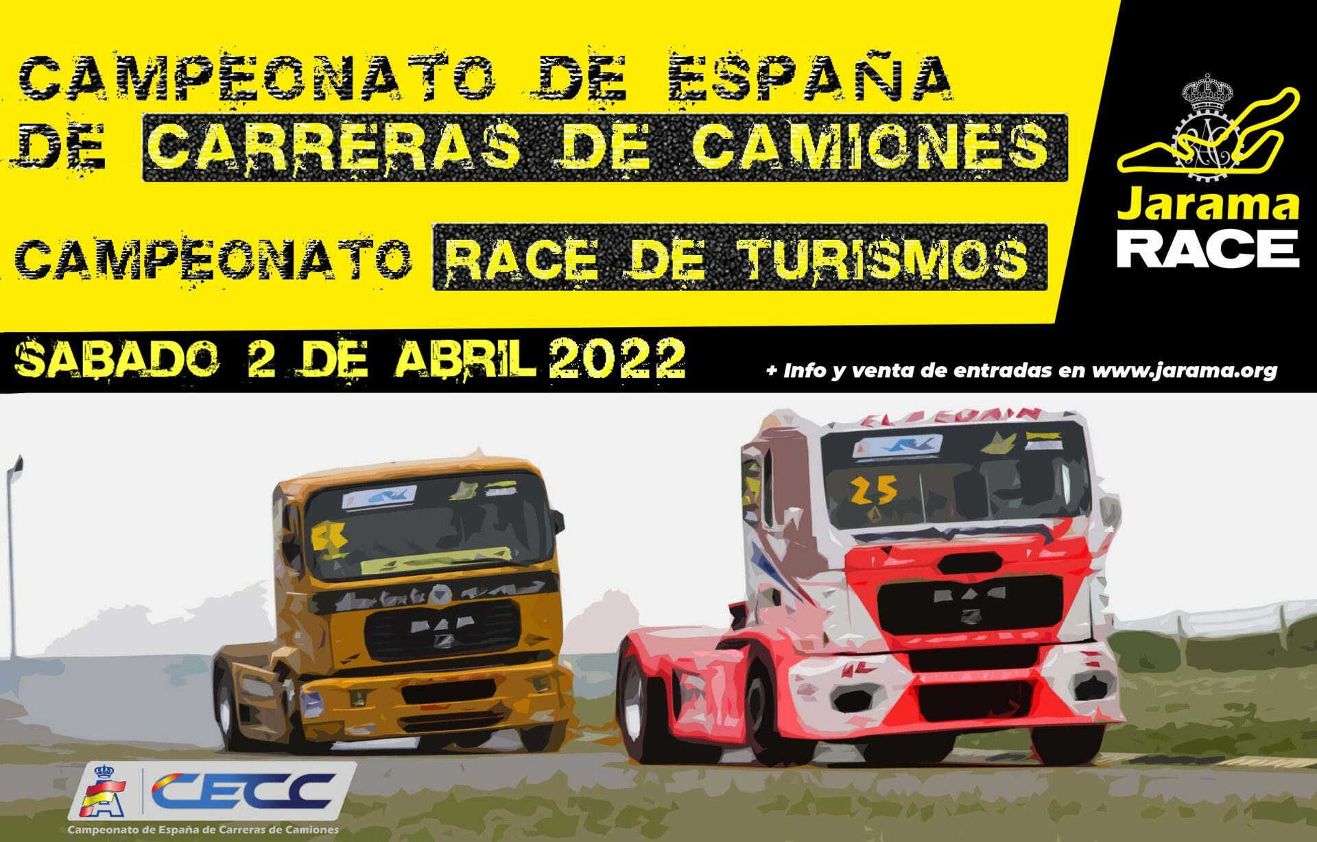 alimentar Ambicioso Ceder el paso ENTRADAS YA A LA VENTA PARA LA PRIMERA CARRERA DEL CECC 2022! |  TruckRacing.es